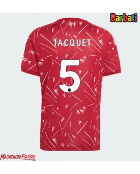 Liverpool Jeremy Jacquet #5 Tricou Fotbal Replică 2026-27 Barbati Acasa Liverpool Jeremy Jacquet #5 Tricou Fotbal Replică 2026-27 Barbati Acasa